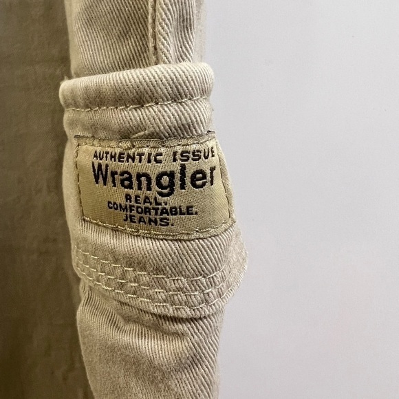 Like New Authentic Issue Wrangler Work Pants with Lots of Pockets - Picture 4 of 4